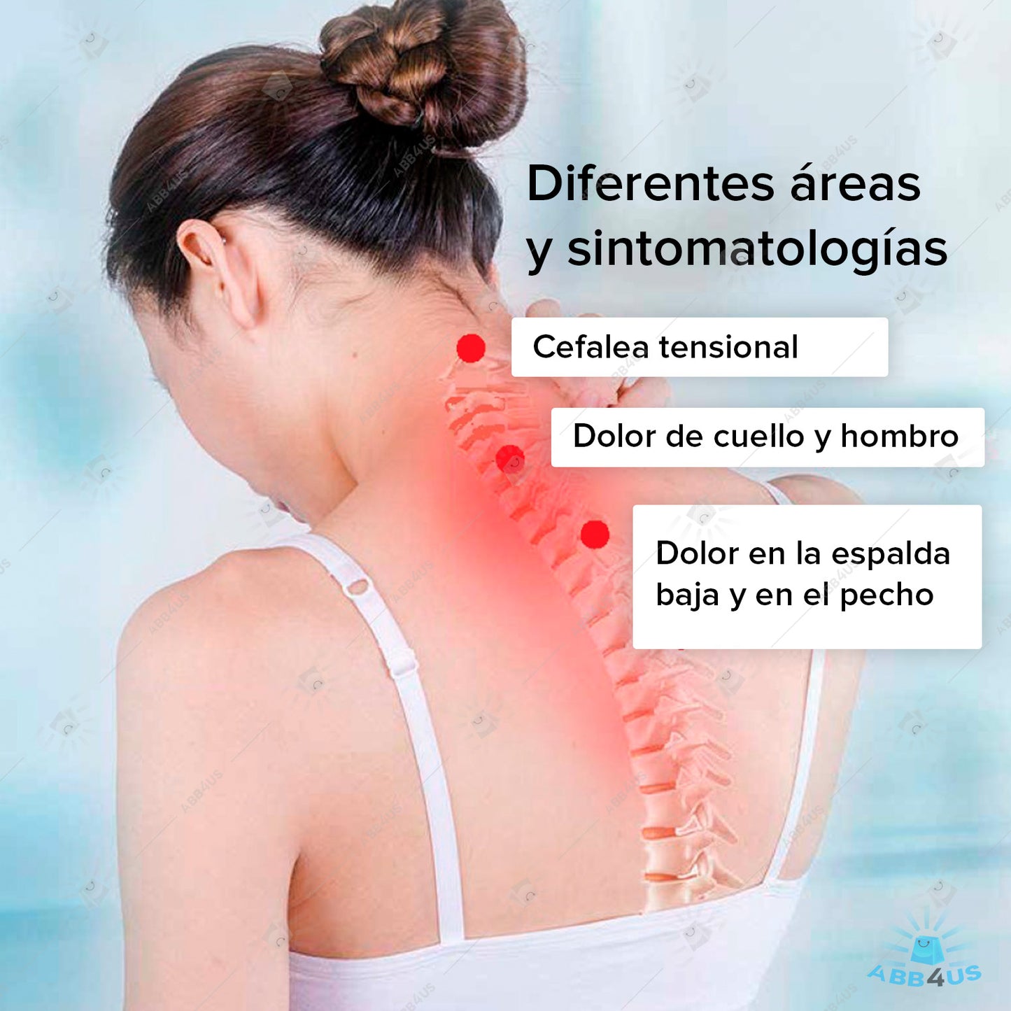 ABB4US | Cervical Traction Pillow with 8 Magnetic Points | to Relieve Neck and Shoulder Pain | Relaxing Posture Corrector Device | Stretching to Relieve Tension