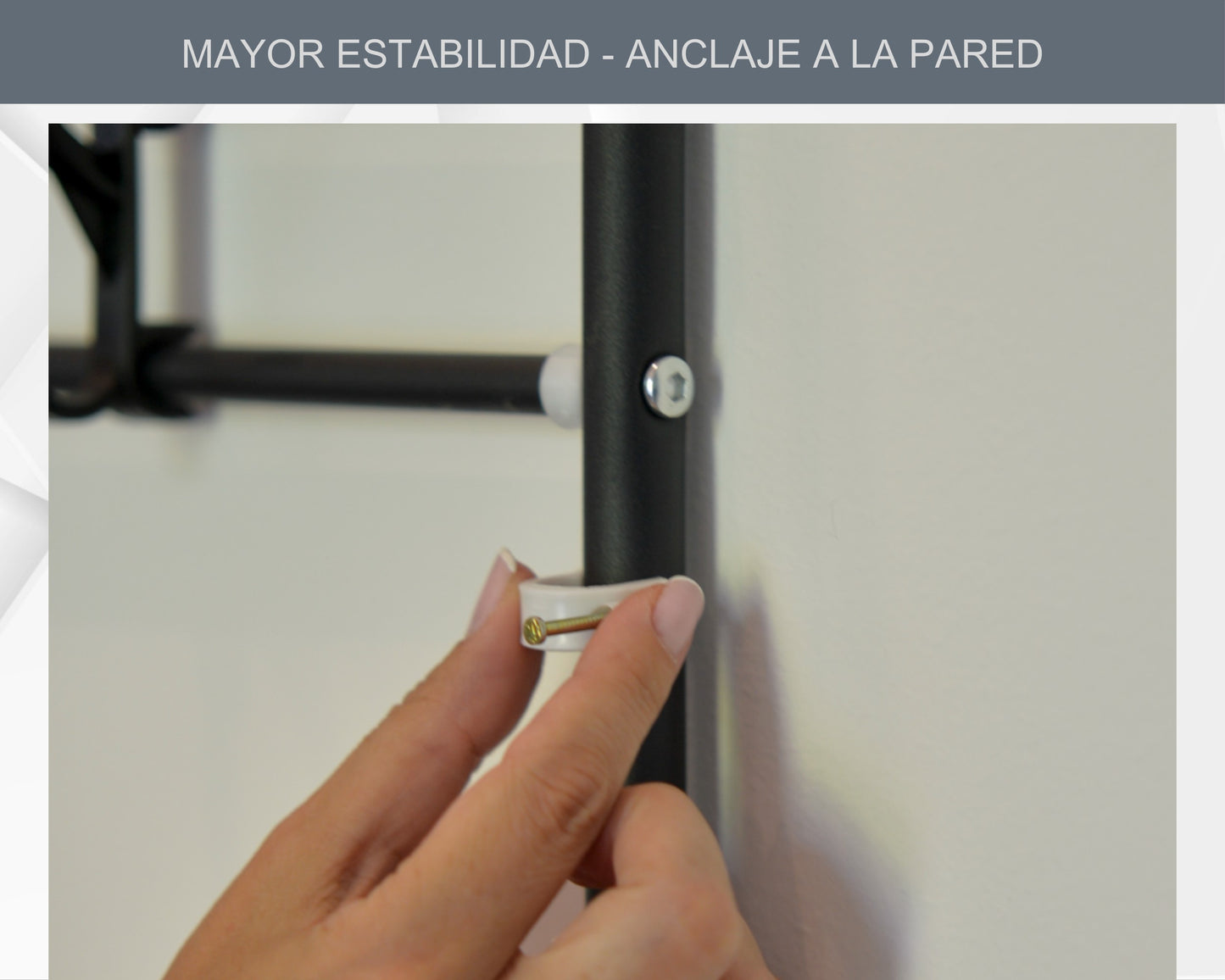 Perchero de Pie Zapatero | Perchero Entrada Recibidor para Hogar | Perchero de Ropa con 4 Ganchos y 2 Piezas de Fijación | Dormitorio Pasillo | Estable | Ahorra Espacio | Negro
