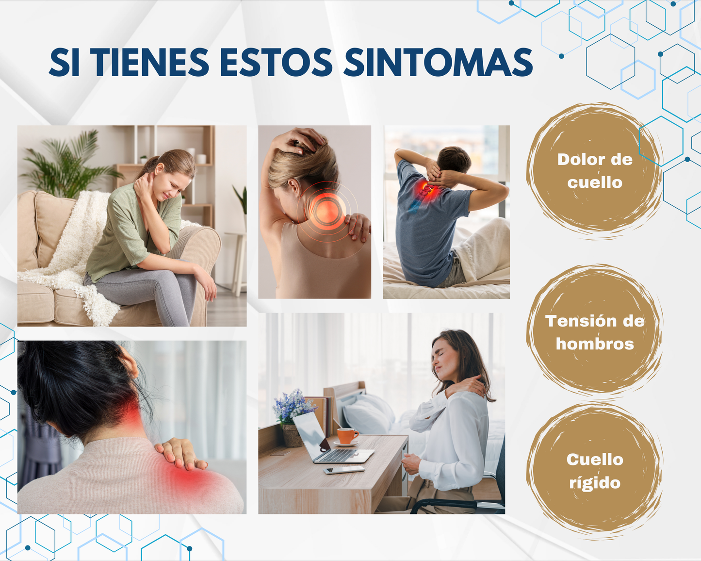 Dispositivo de Tracción Cervical Térmico para Aliviar el Dolor de Cuello y Hombros