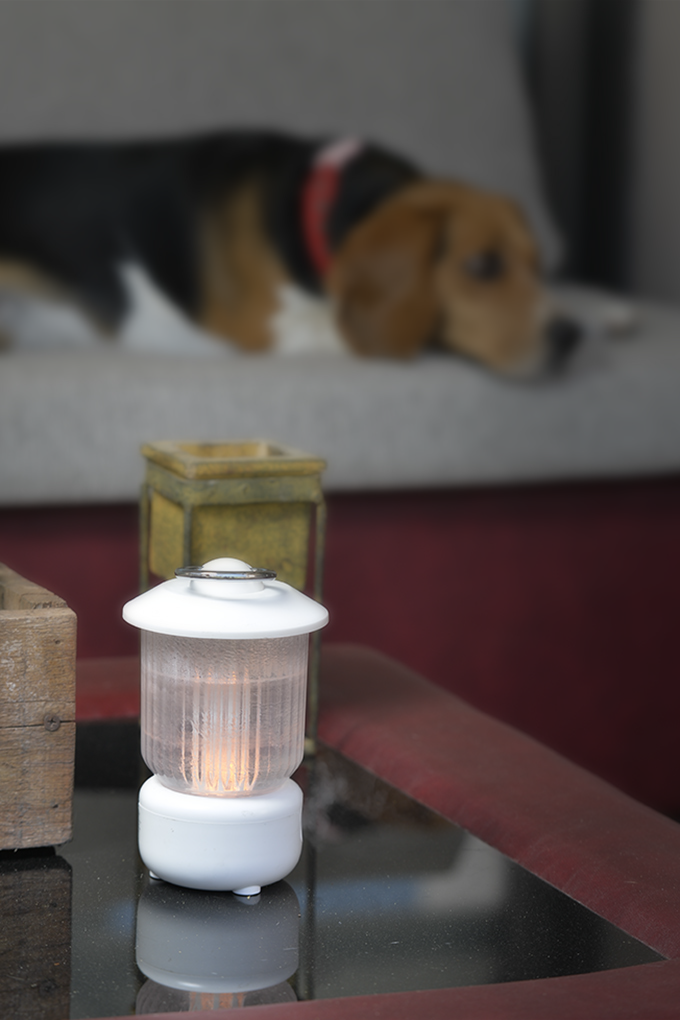 Farol Humidificador Difusor de Aromas Portátil – Incluye Aceite Esencial Repelente de Mosquitos | Luz LED Fría y Cálida | Aromaterapia Libre de BPA, Ideal para Camping y Exteriores