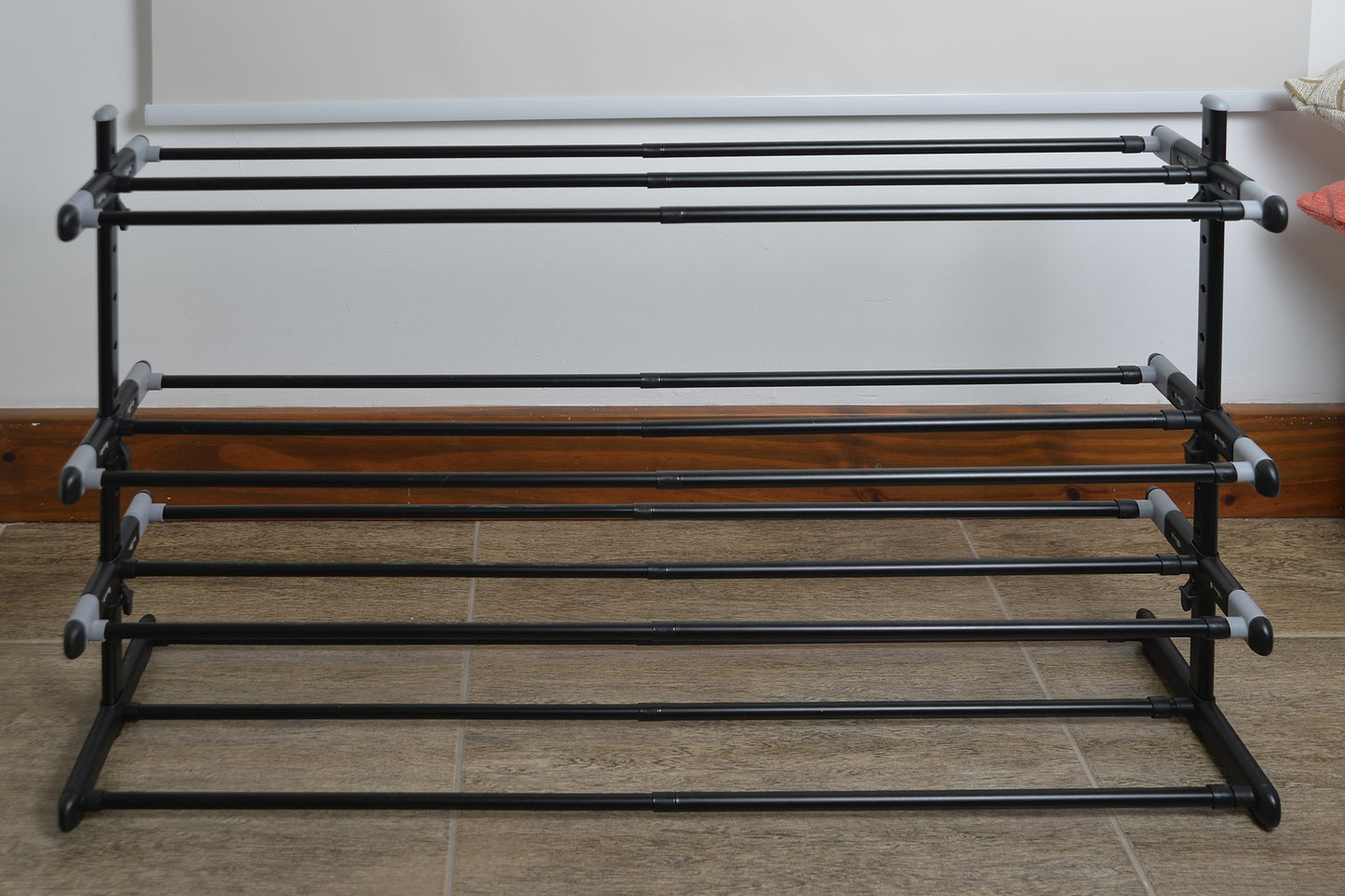 Zapatero Metálico 4 Baldas | Extensible | Altura y Profundidad Ajustables | Organizador Zapatos | 20 Pares