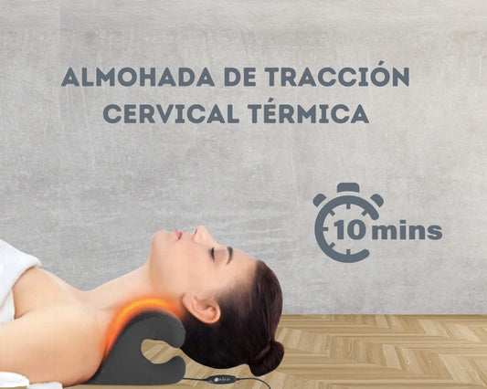 Dispositivo de Tracción Cervical Térmico para Aliviar el Dolor de Cuello y Hombros