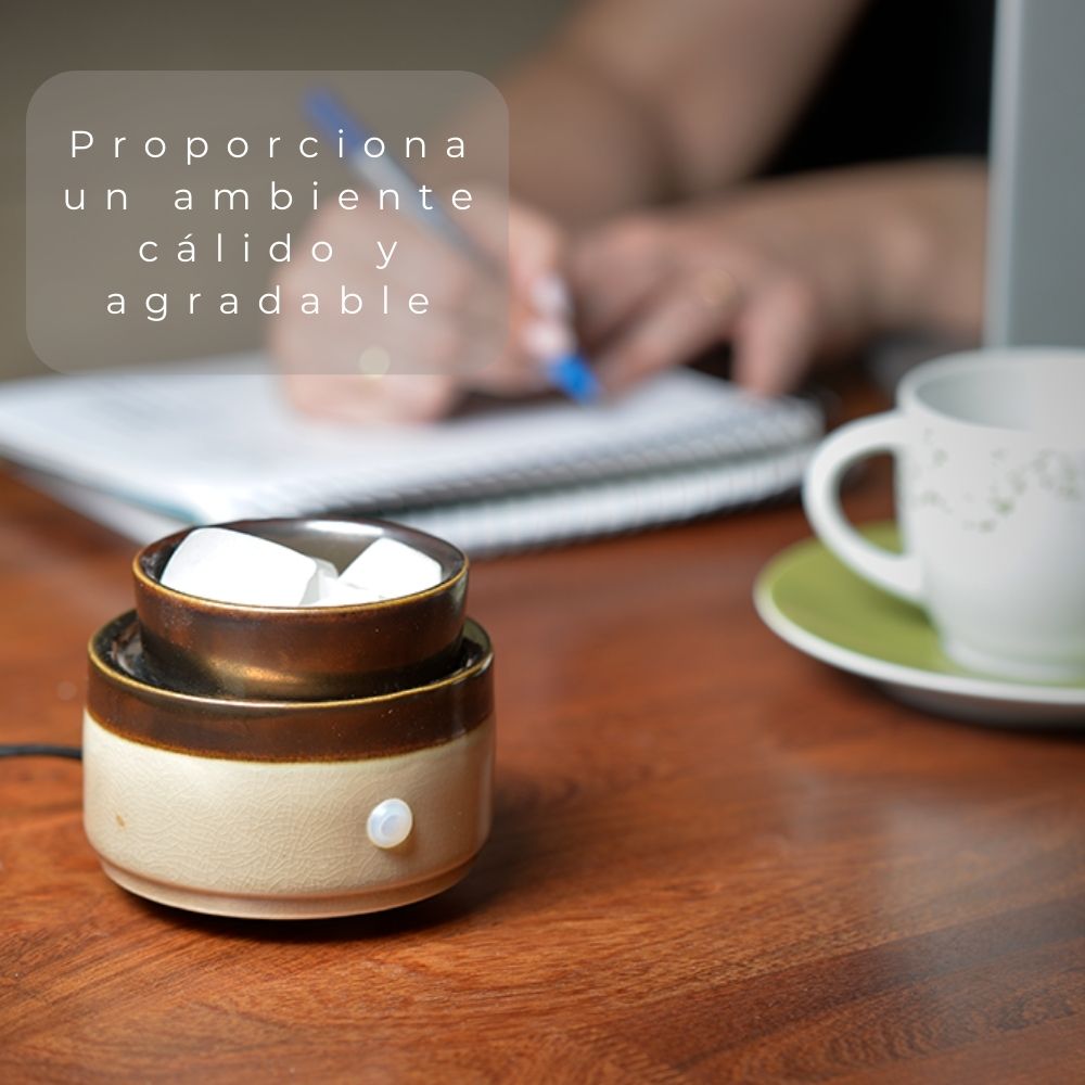 ABB4US | 3 in 1 Scented Candle Warmer | Essential Oil Diffuser | Scented Oil Burner | Wax Warmer, Home Air Fresheners | Includes Pack of 6 Scented Waxes 